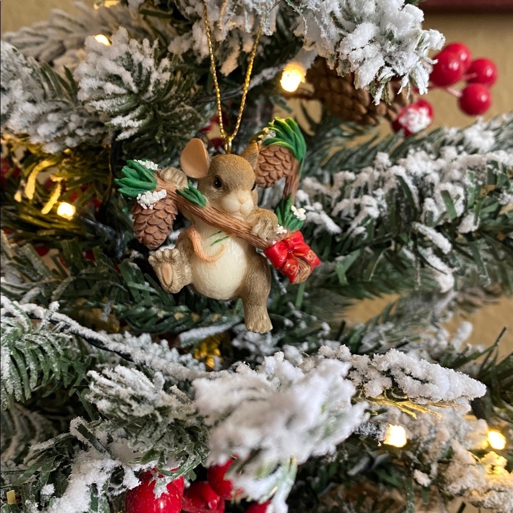 🎄Vintage🎄Fitz & Floyd Charming Tails Christmas Ornament - Picture 3 of 10